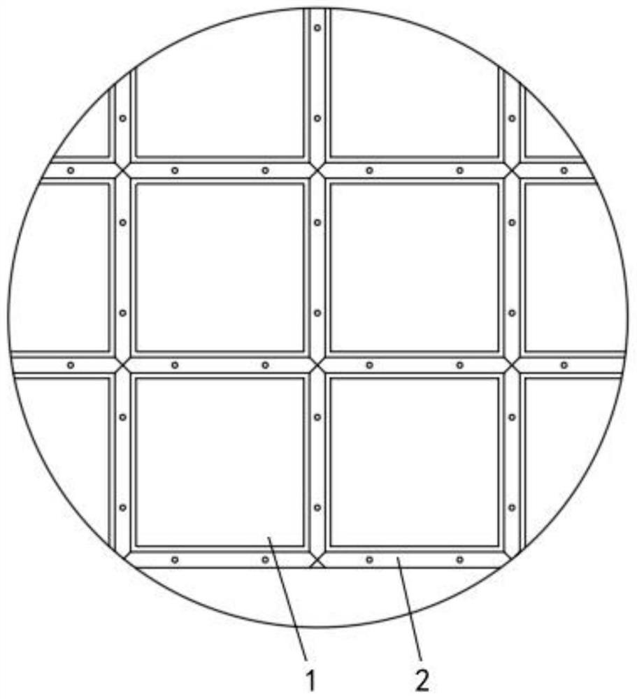 Decorative sheet structure and construction method thereof