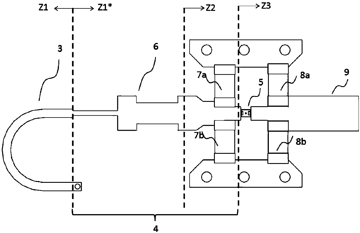 Waveguide wave detection unit of magnetic excitation coupling mechanism