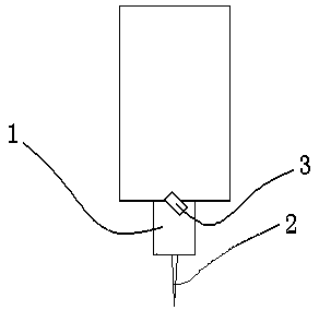 Electric drill depth control structure