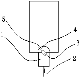 Electric drill depth control structure