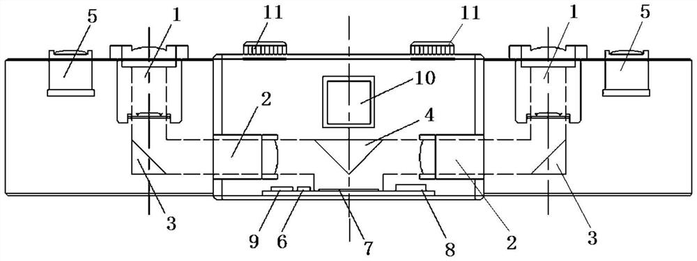 Device, system and method for drawing landmark map based on binocular vision