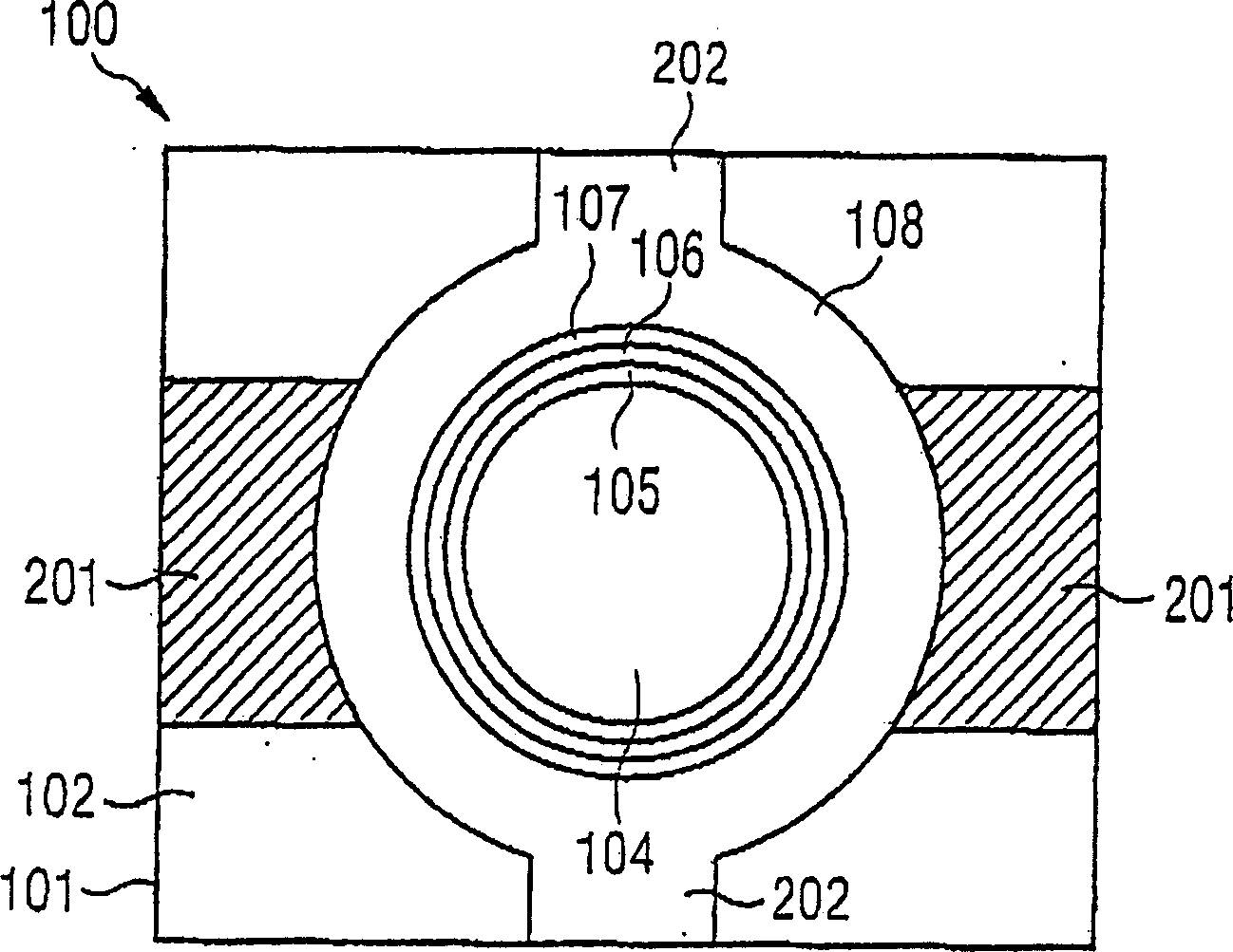 Longitudinal transistor, memory device and longitudinal transistor making process