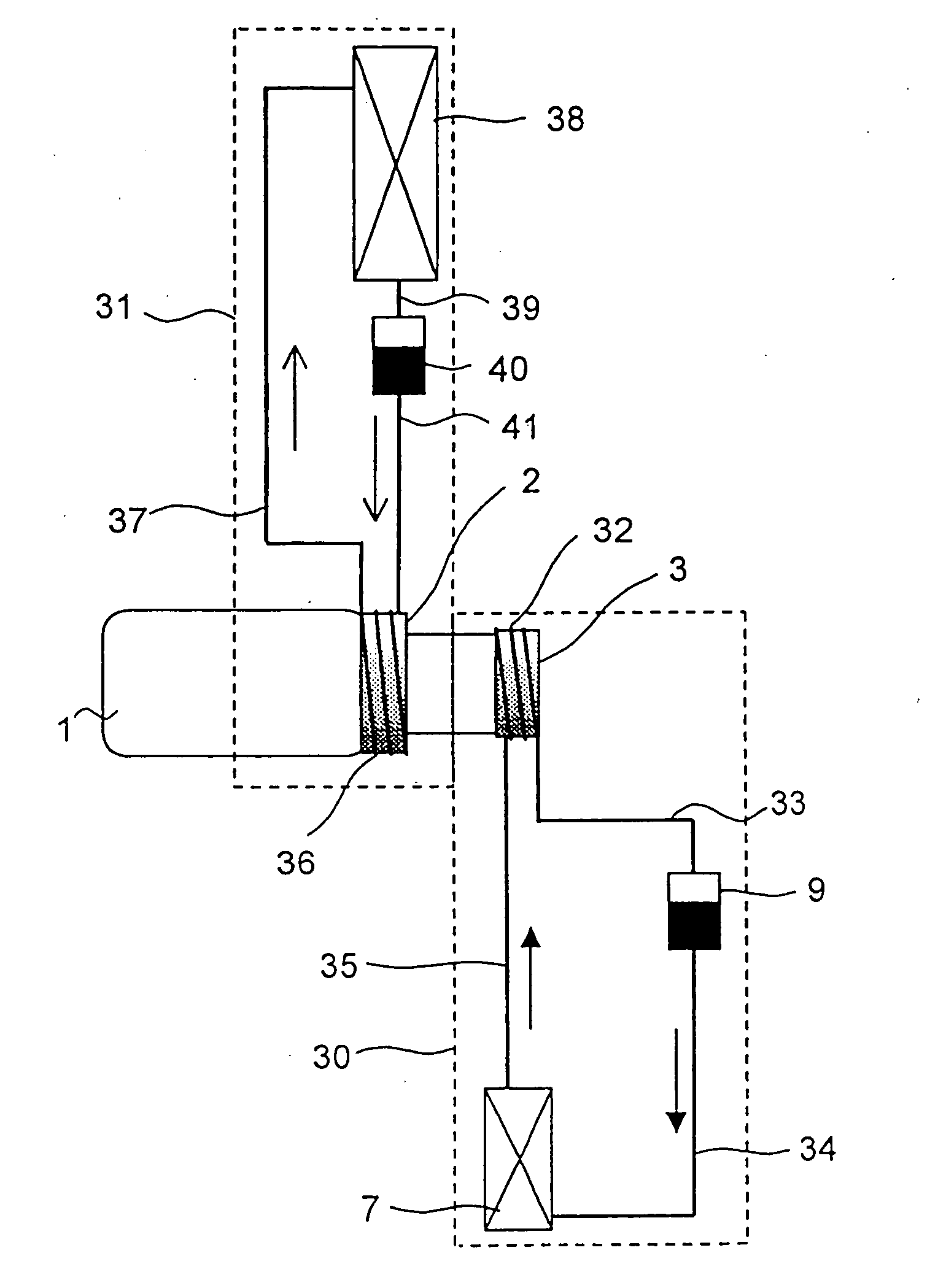 Stirling cooling device, cooling chamber, and refrigerator