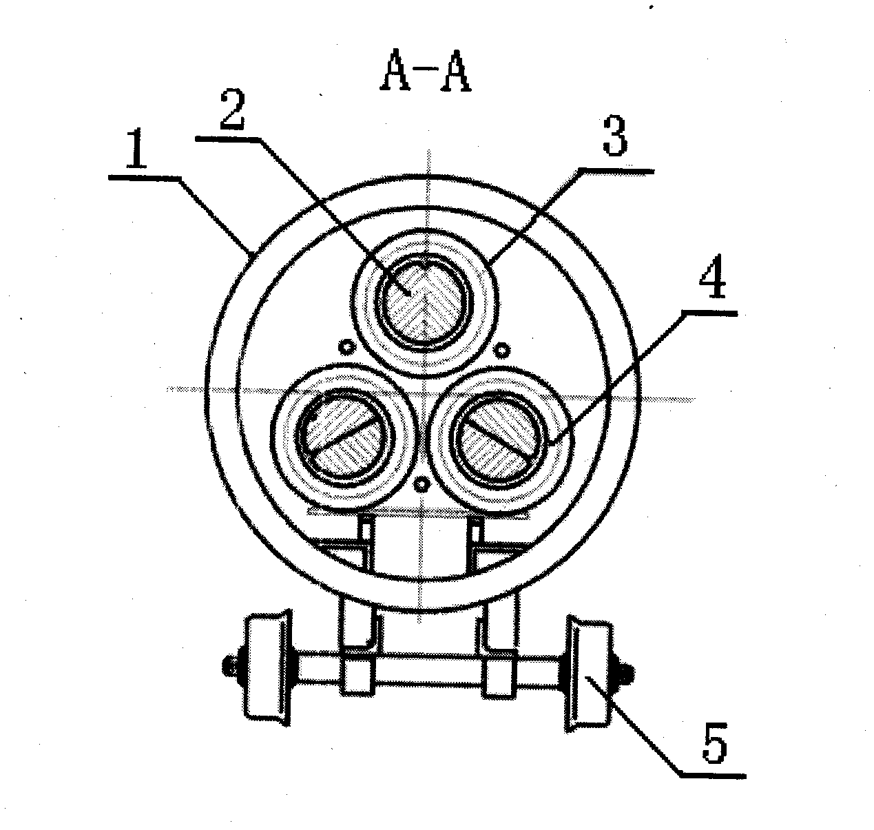 Mining flameproof transformer and mobile substation provided with same