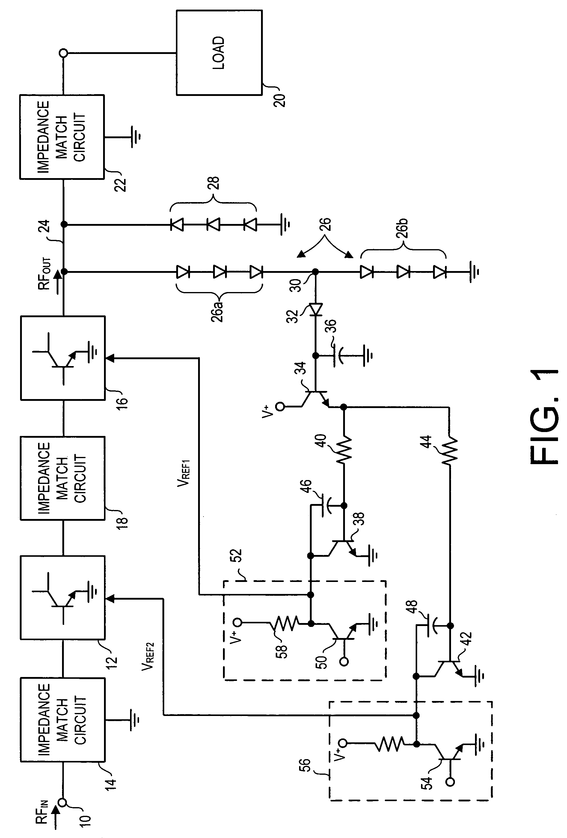 Active protection circuit for load mismatched power amplifier