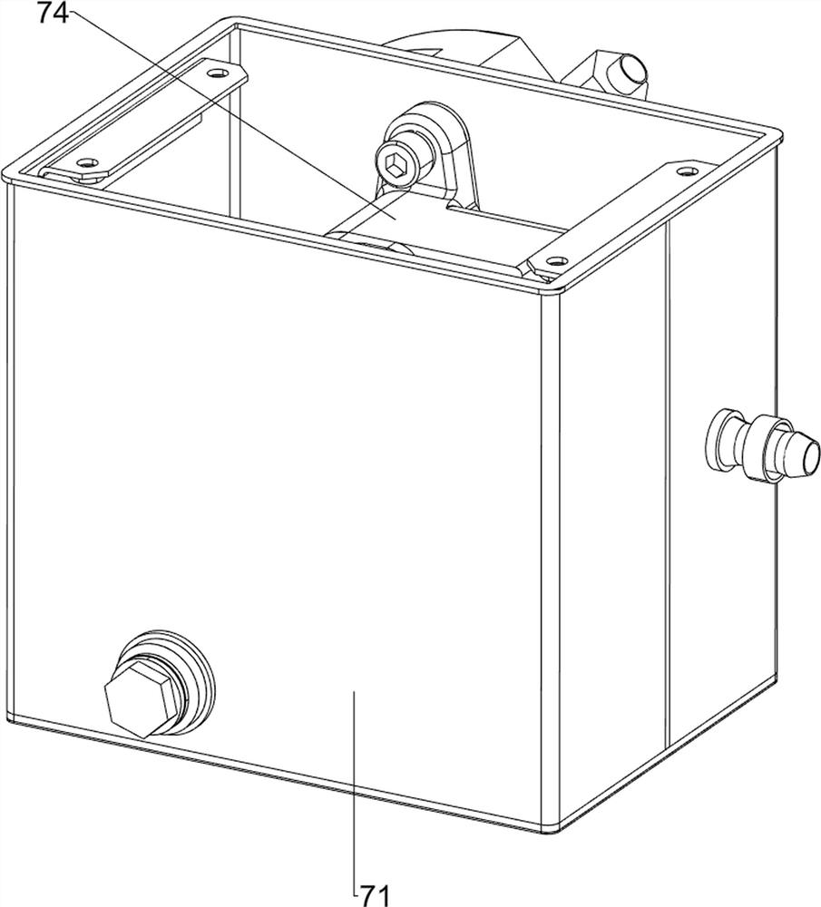 Belt air compressor with efficient heat dissipation function