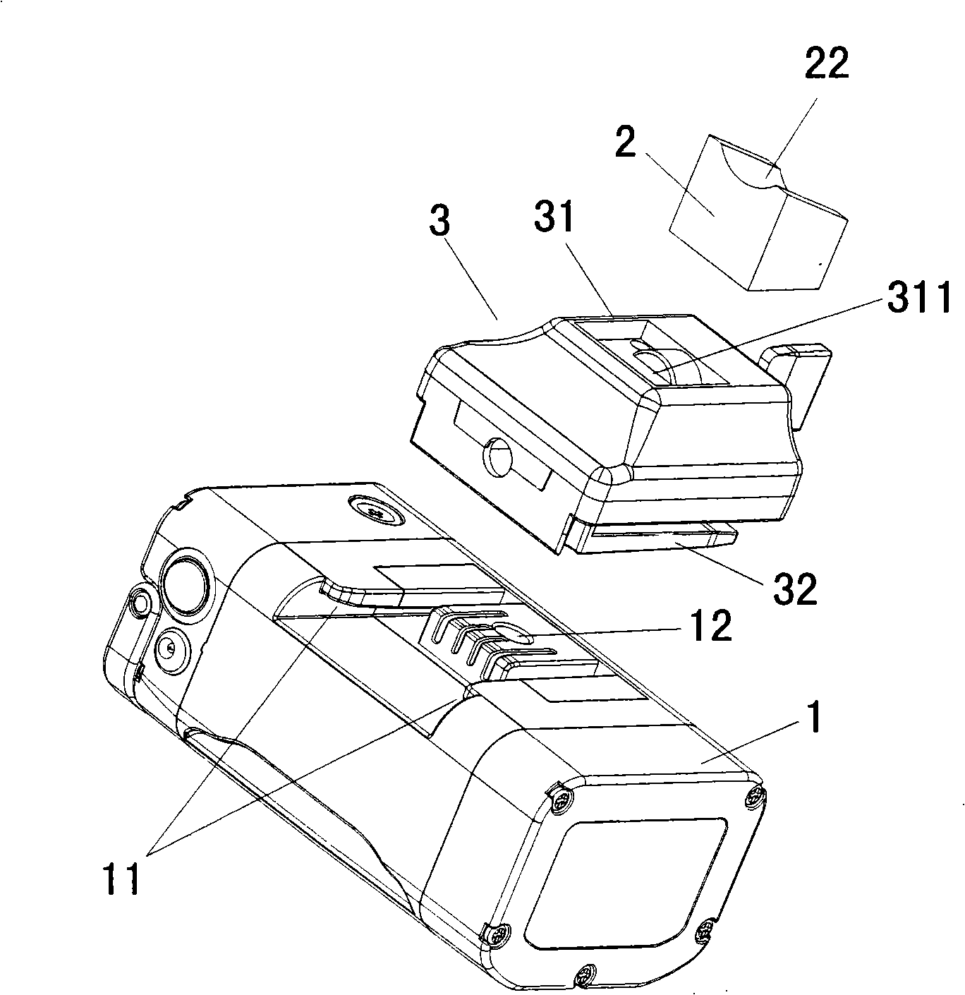 Power battery pack device convenient for changing installation position