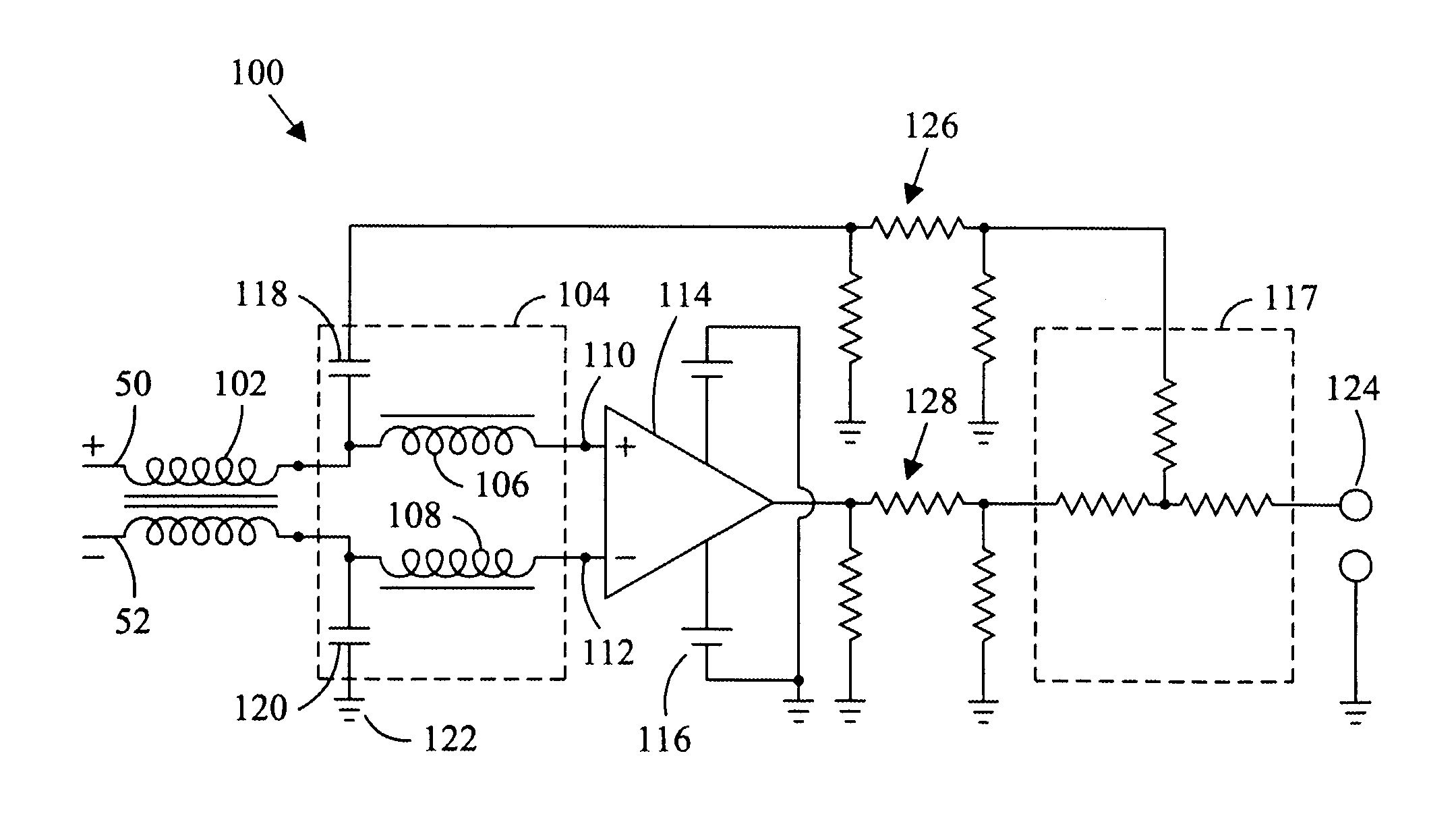 Wideband active-passive differential signal probe