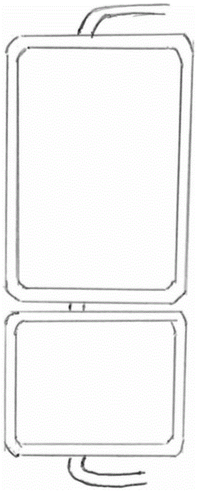 Bent rearview mirror mounted on automobile to enable checking of front, rear, side, bottom, front of side, and all tires