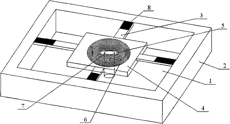 Vibratory drive composite micro-power source based on piezoelectric effect and electromagnetic induction