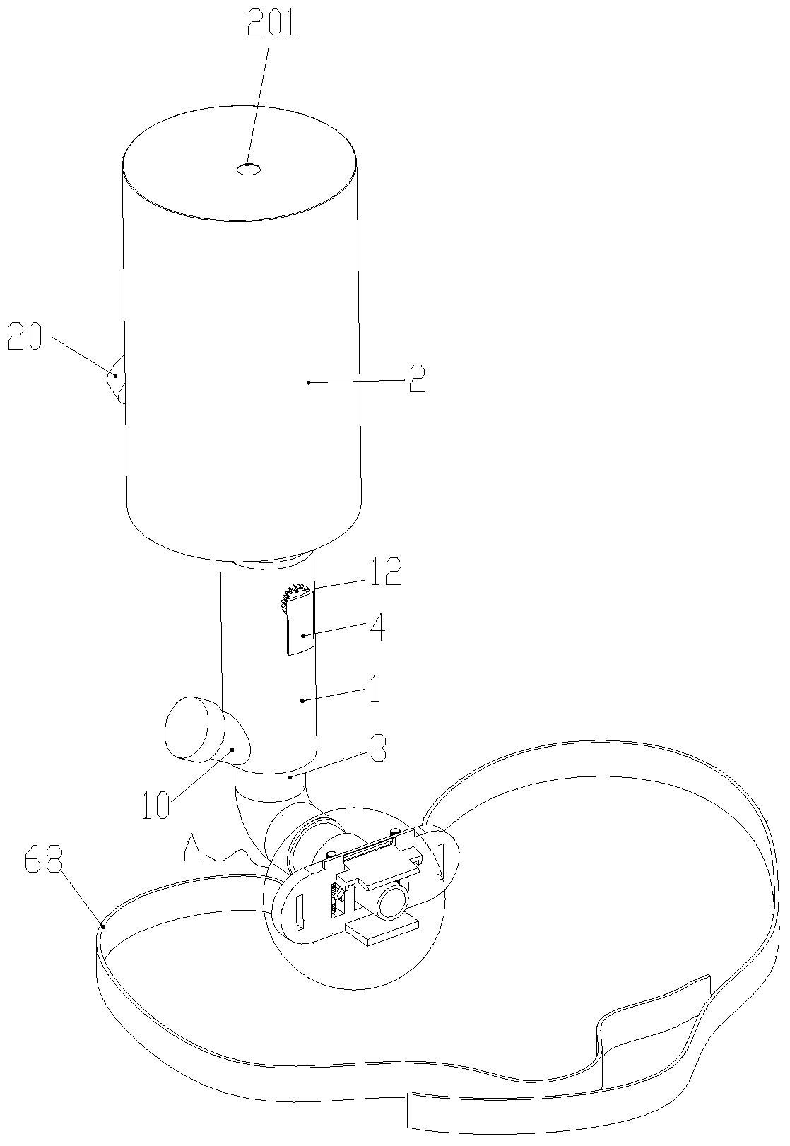 Medicine feeder for psychiatric nursing