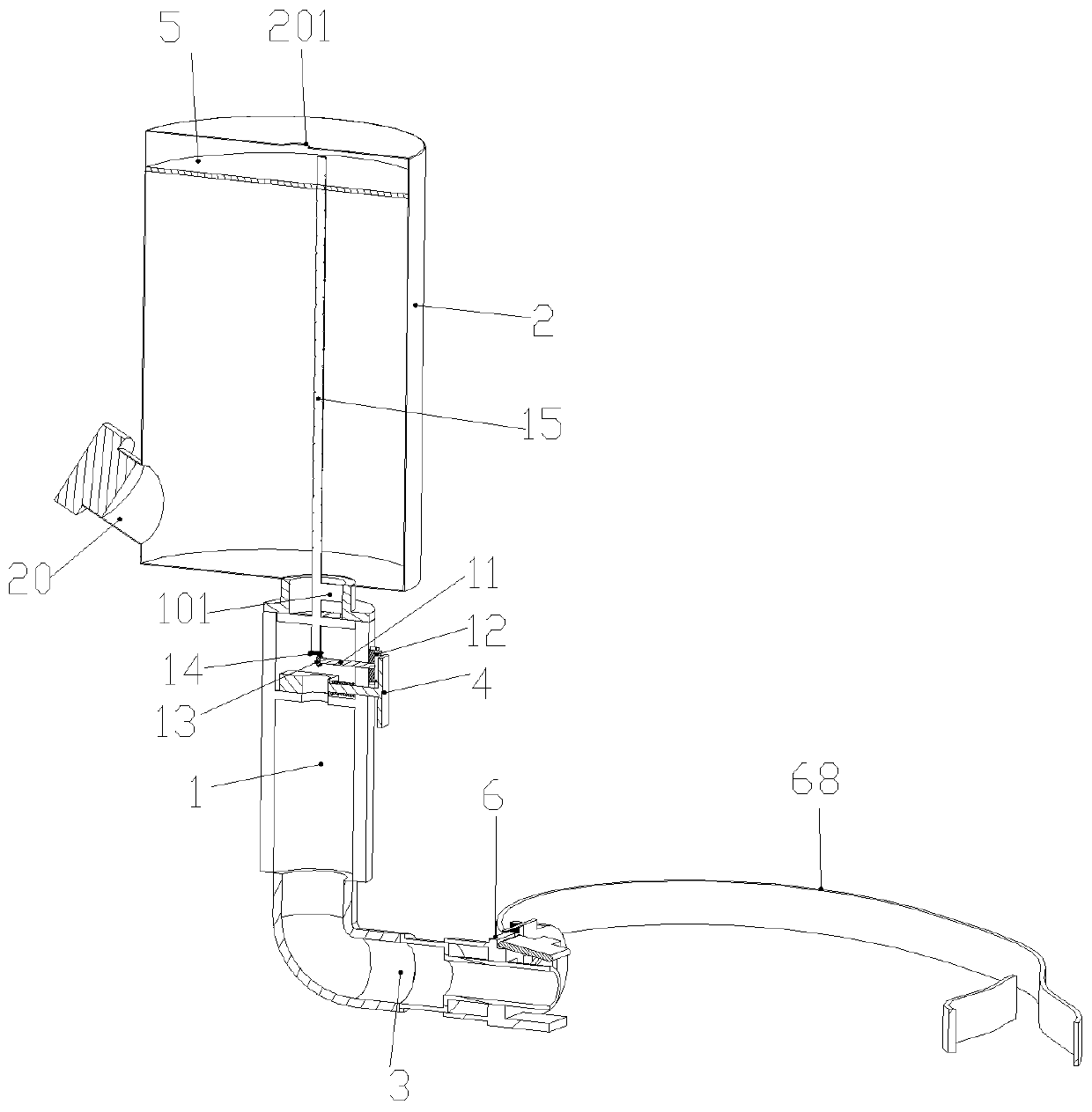 Medicine feeder for psychiatric nursing