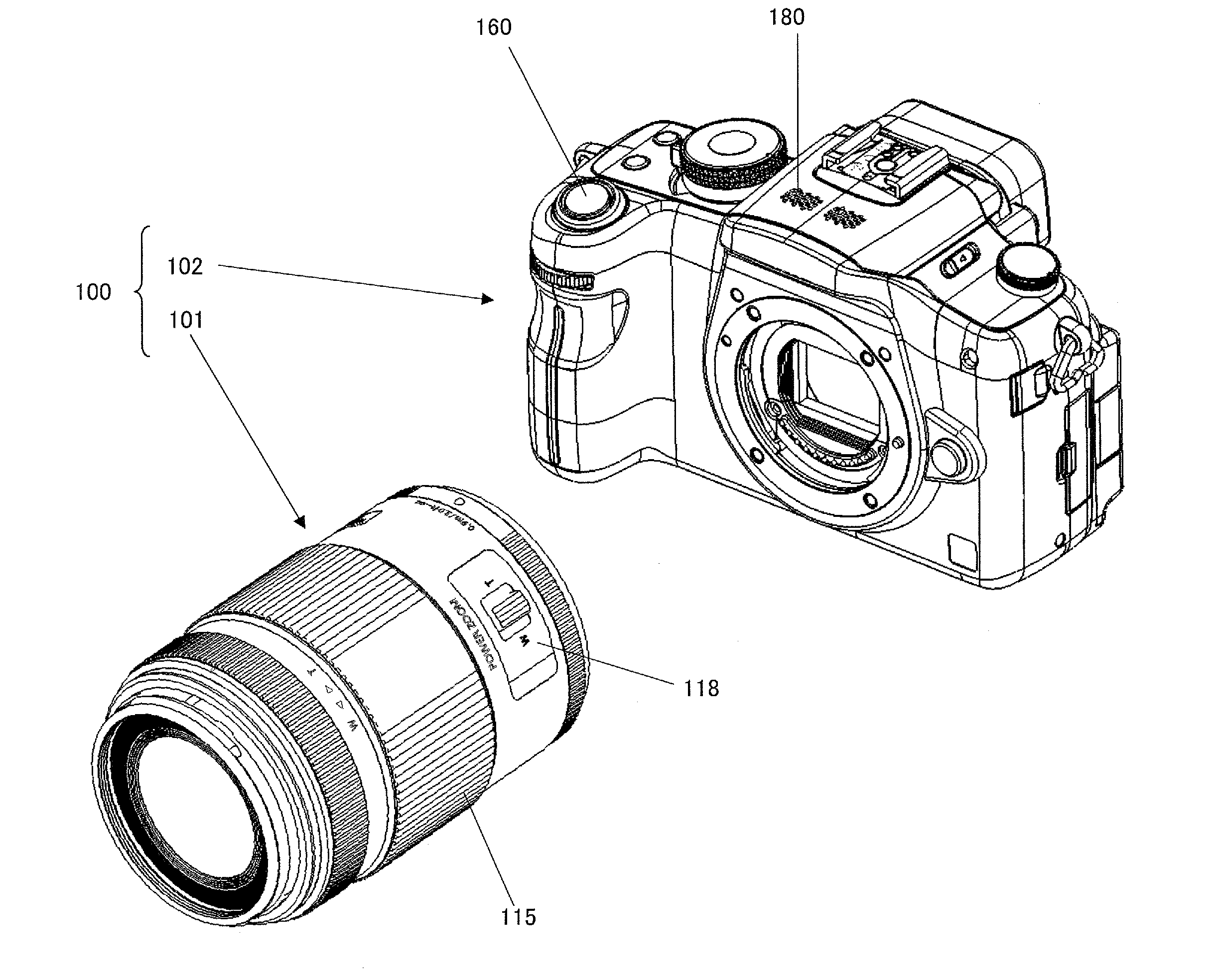 Interchangeable lens and camera body to which interchangeable lens is mountable