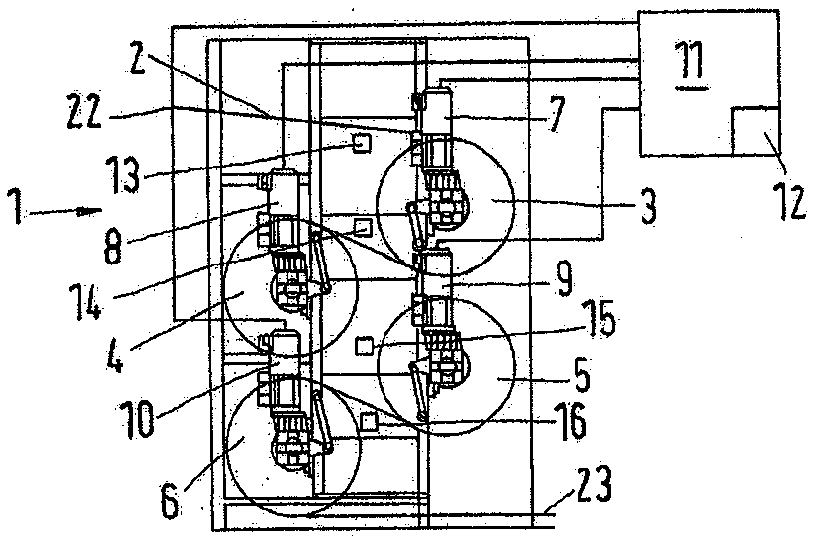 Device and method for drying yarn sheet