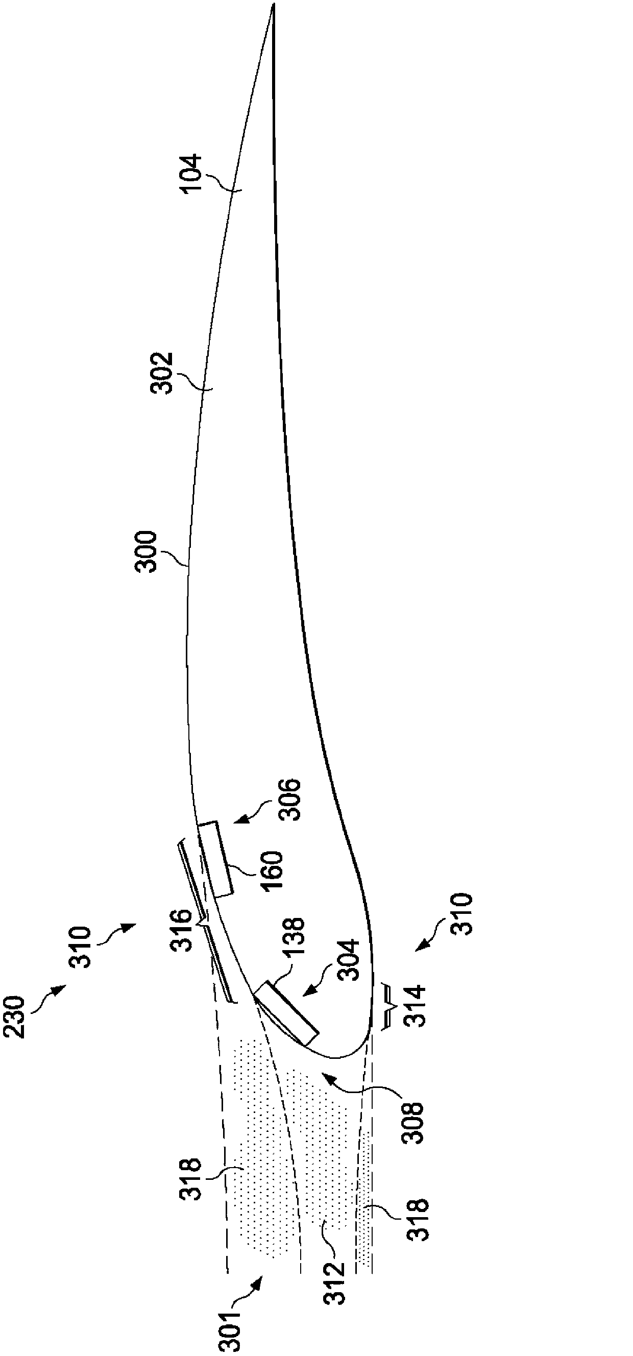 Supercooled large drop icing condition detection system