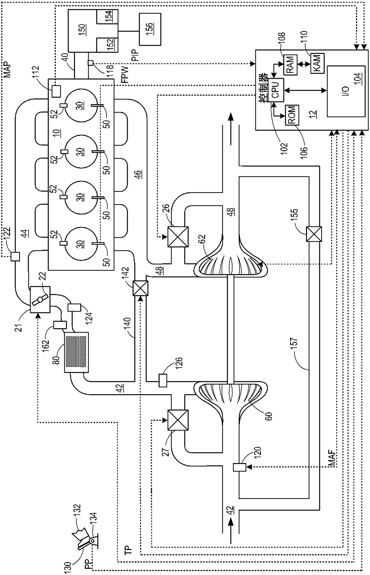 Method and system for indicating water at an oxygen sensor based on sensor heater power consumption