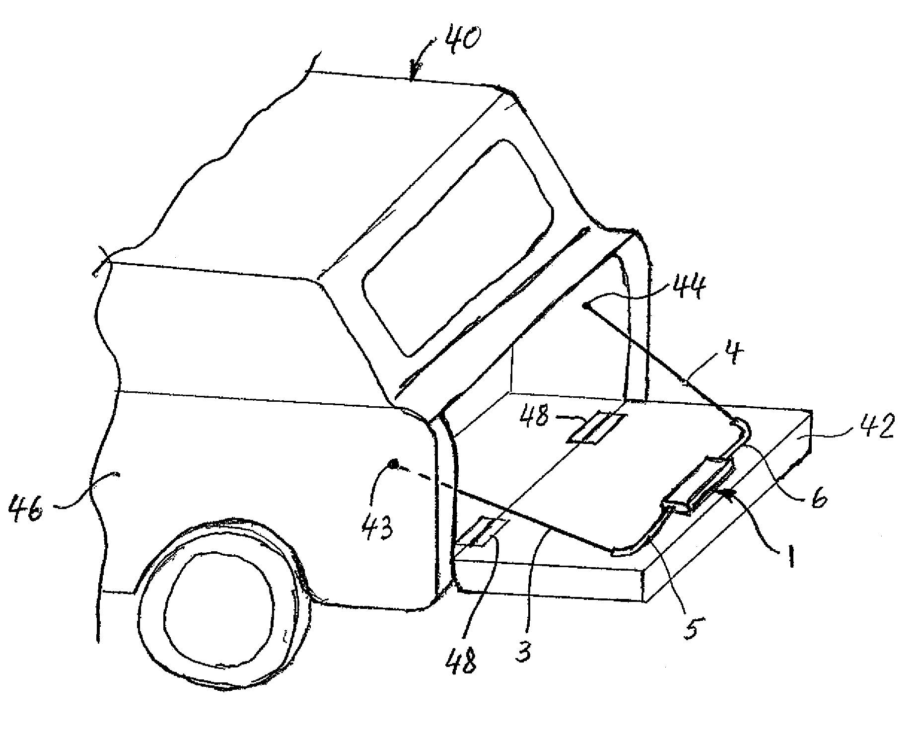 Unit for synchronous extension and retraction of two wire segments, and a motor vehicle having such a unit