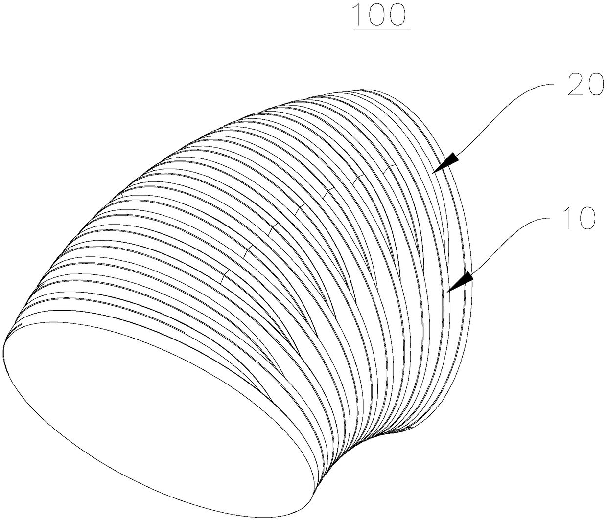 Bellows structure and bellows