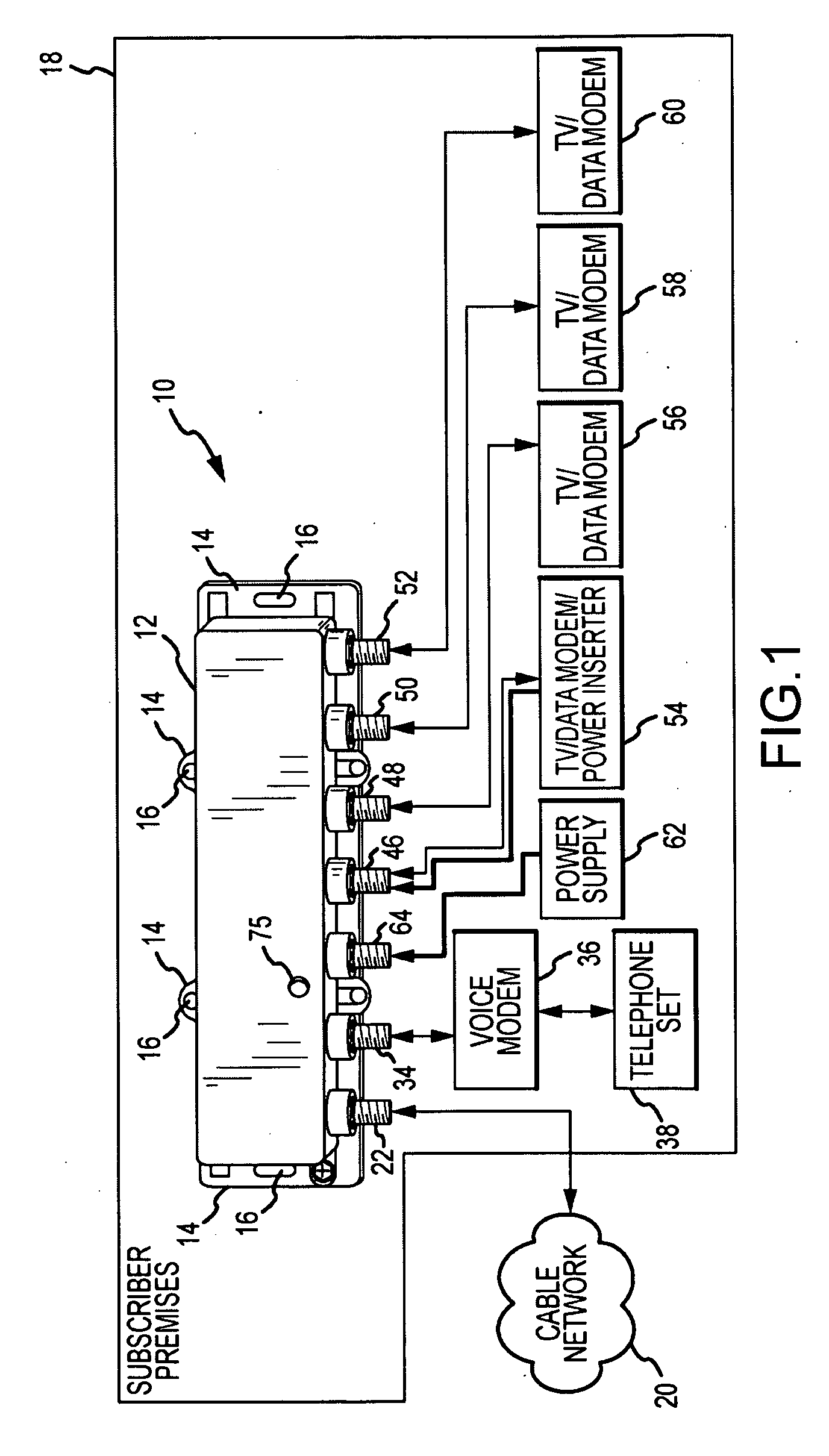 Passive-Active Terminal Adapter and Method Having Automatic Return Loss Control