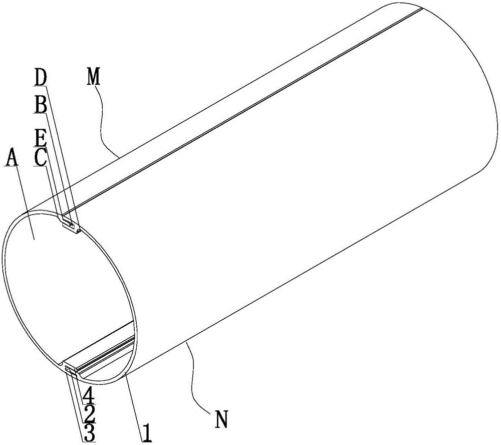 Protecting sleeve for open-installed pipeline