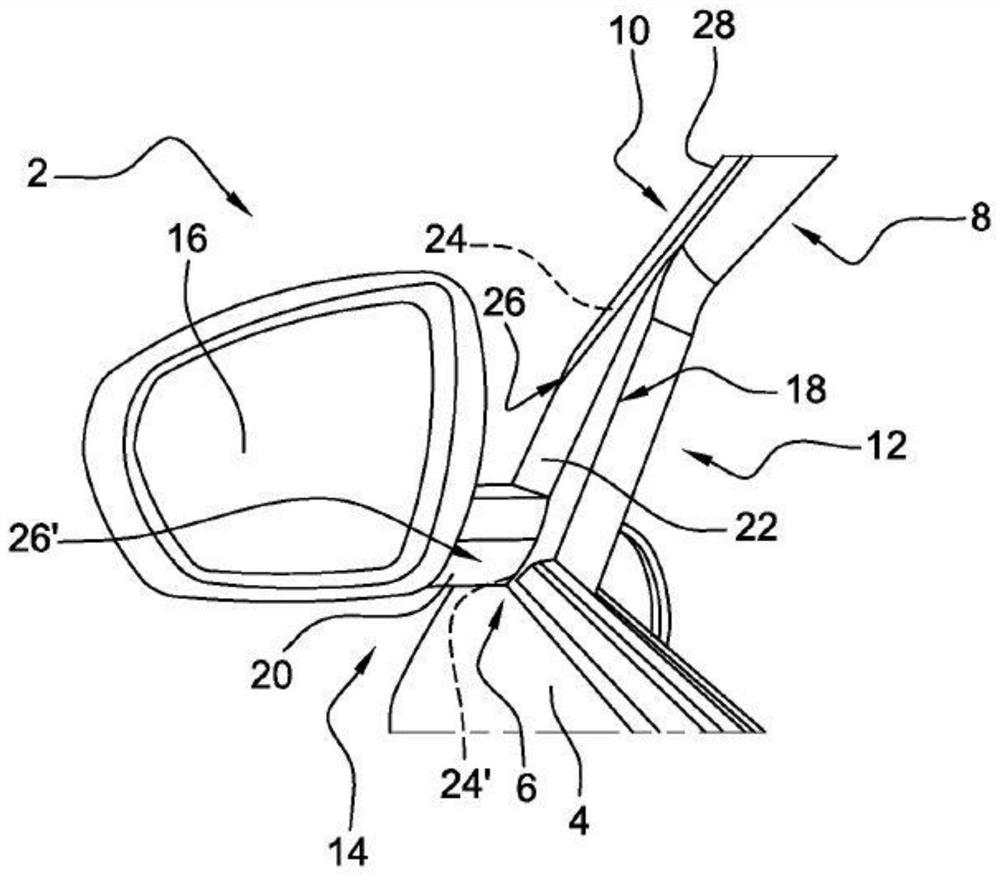 Mounts for exterior rearview mirrors of motor vehicles with temporary fastening hooks