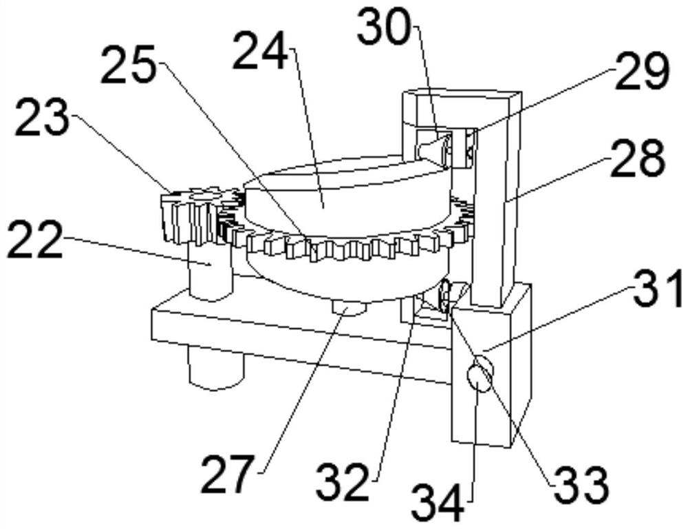 A small-radius adjustable turning device for a belt conveyor