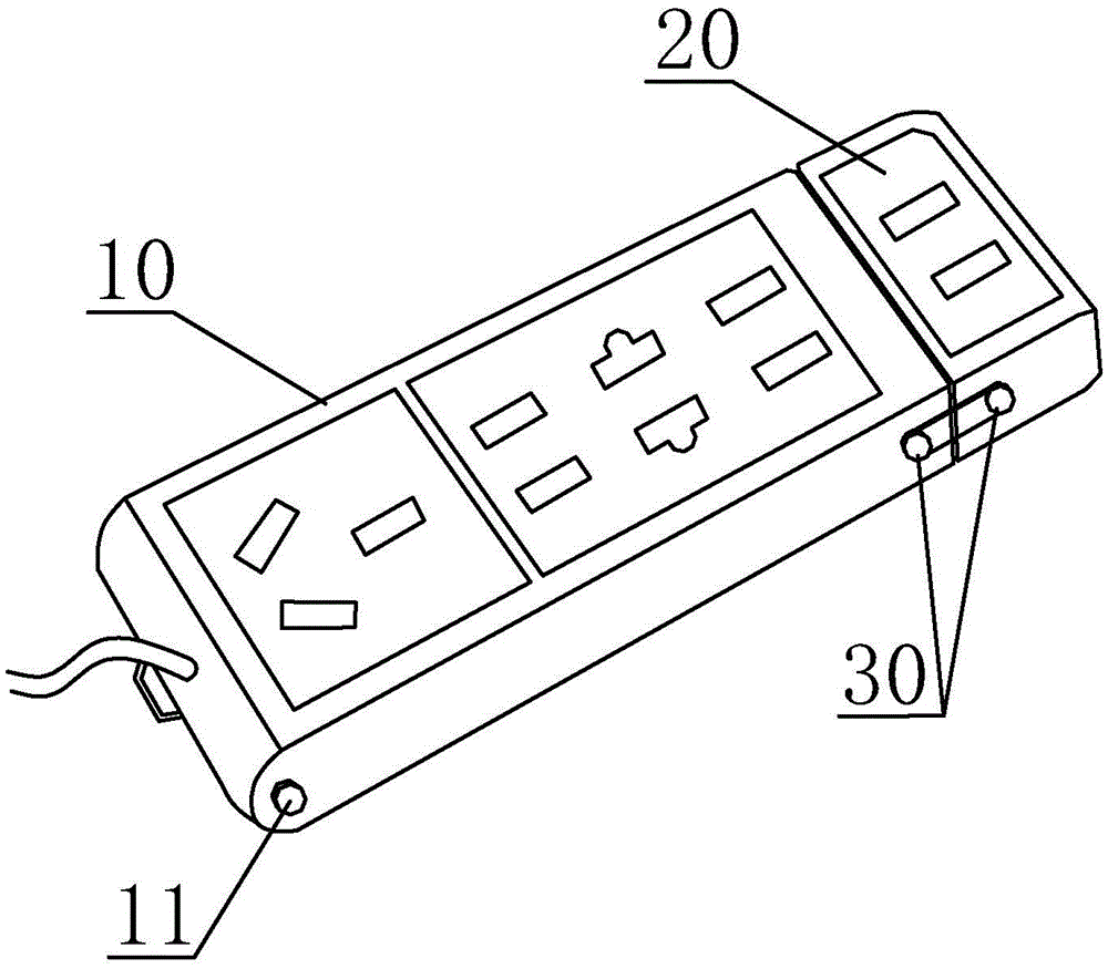 Power strip with relay module