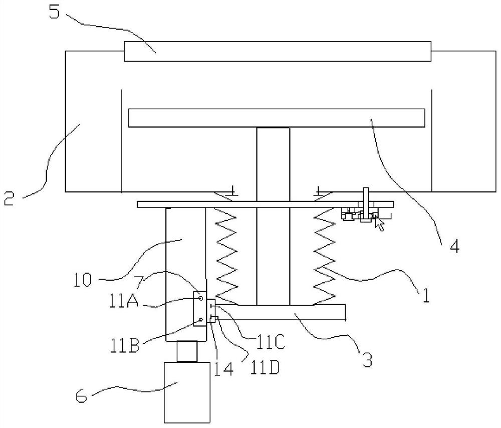 Susceptor adjusters, chambers and semiconductor processing equipment