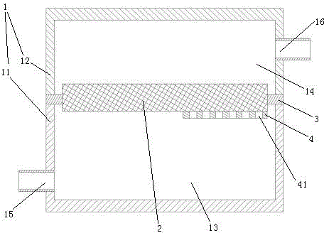 Flow-dividing air filter for vehicle