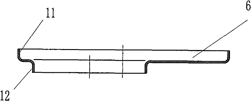 Hot-pressing forming compound die for boiler smoke chamber pipe plate