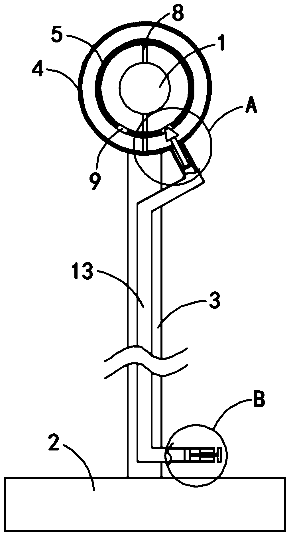 Rotating-speed-adjustable safe swing and using method thereof