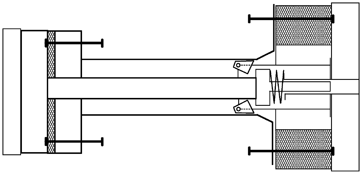 A secondary buffer unlocking device for passive protection of high-speed trains