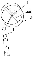 A running booster having three rotor wings