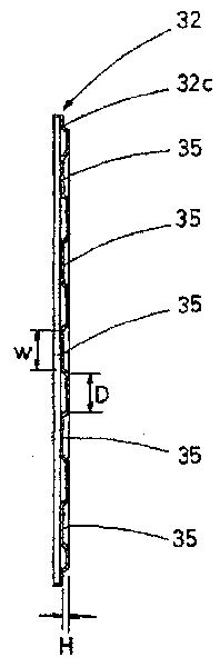 Top board structure of high place installation type air conditioner