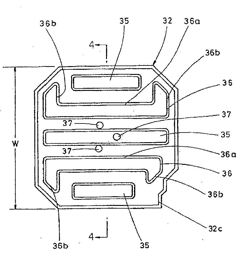 Top board structure of high place installation type air conditioner