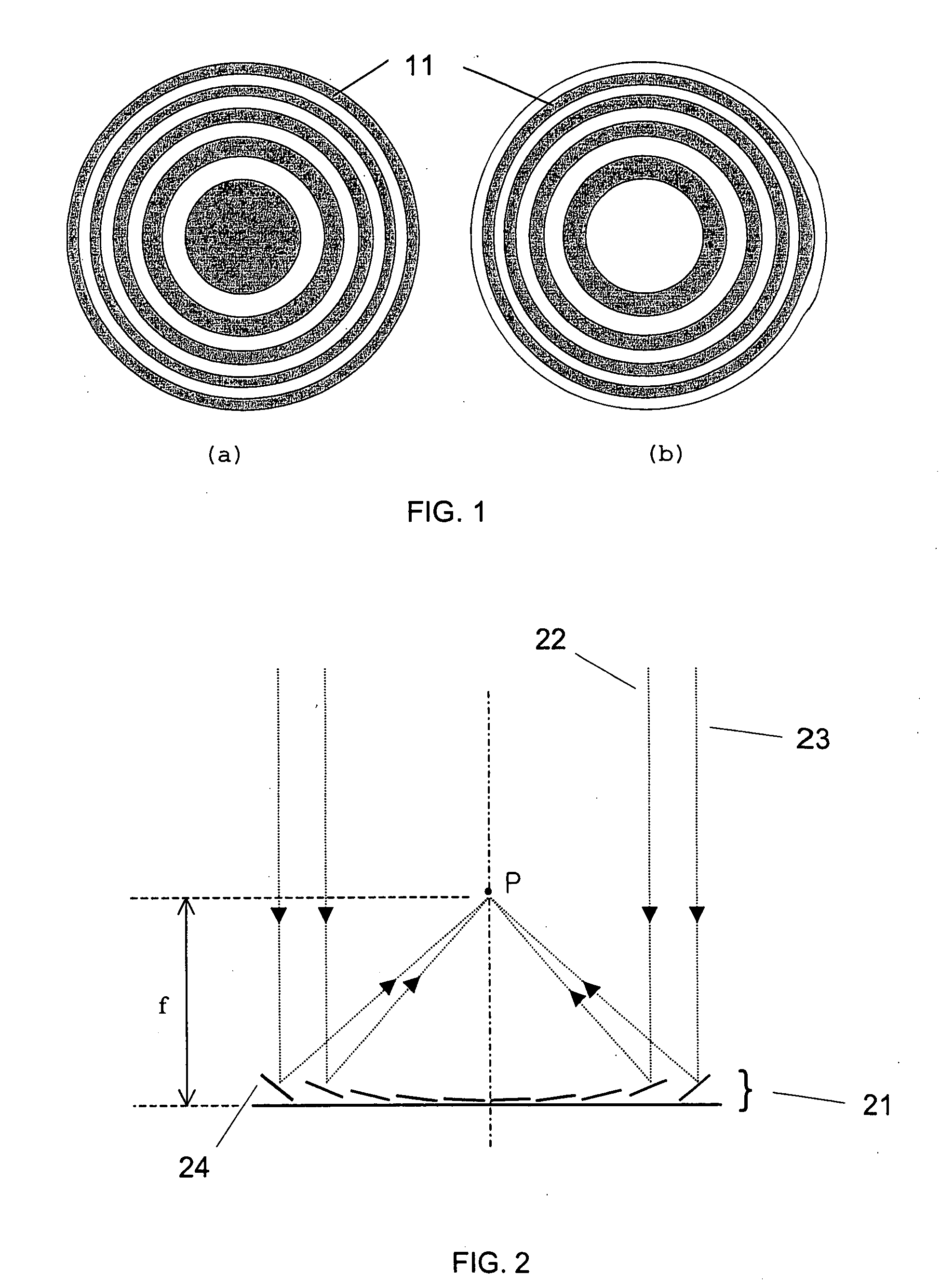 Variable focal length lens comprising micromirrors with one degree of freedom translation