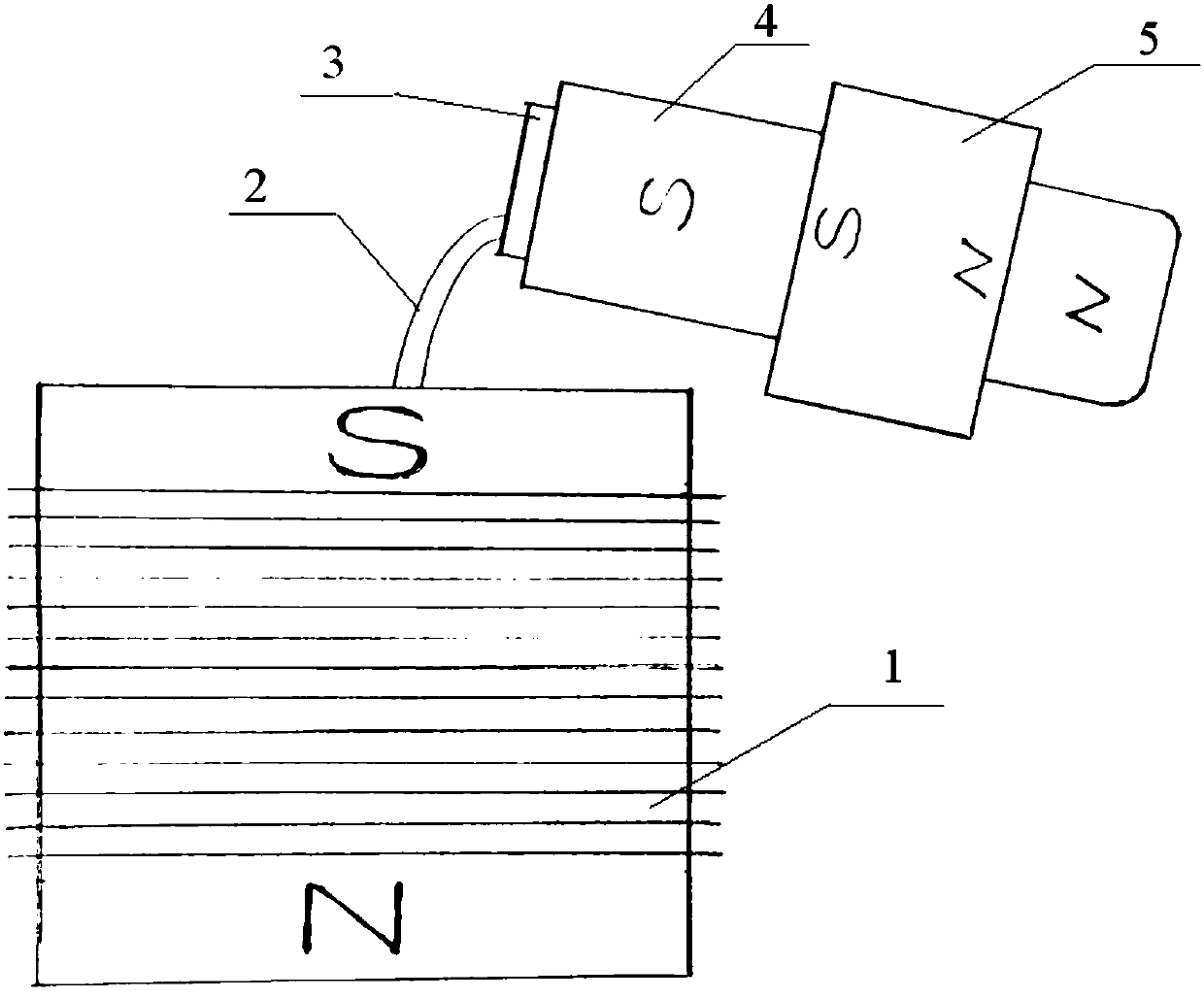 Casting furnace capable of utilizing non-synchronous bending for obtaining liquid deep undercooling