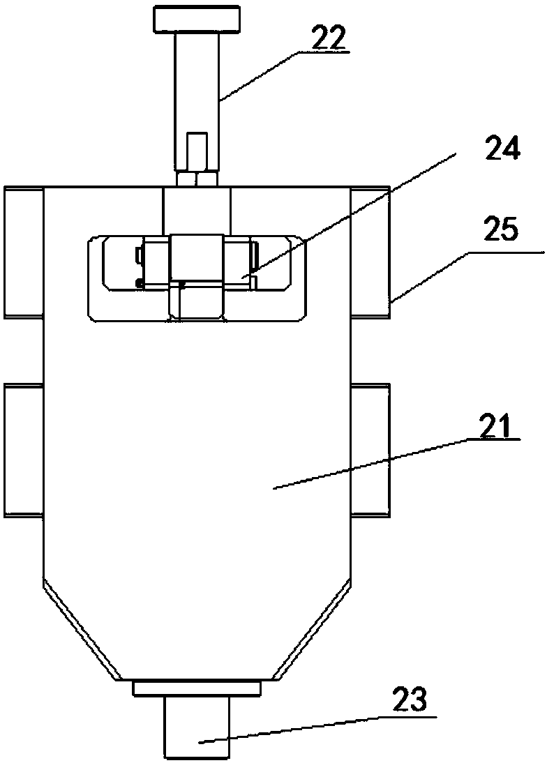 Guiding and locking device for testing degree of impact sensitivity of initiating explosive device