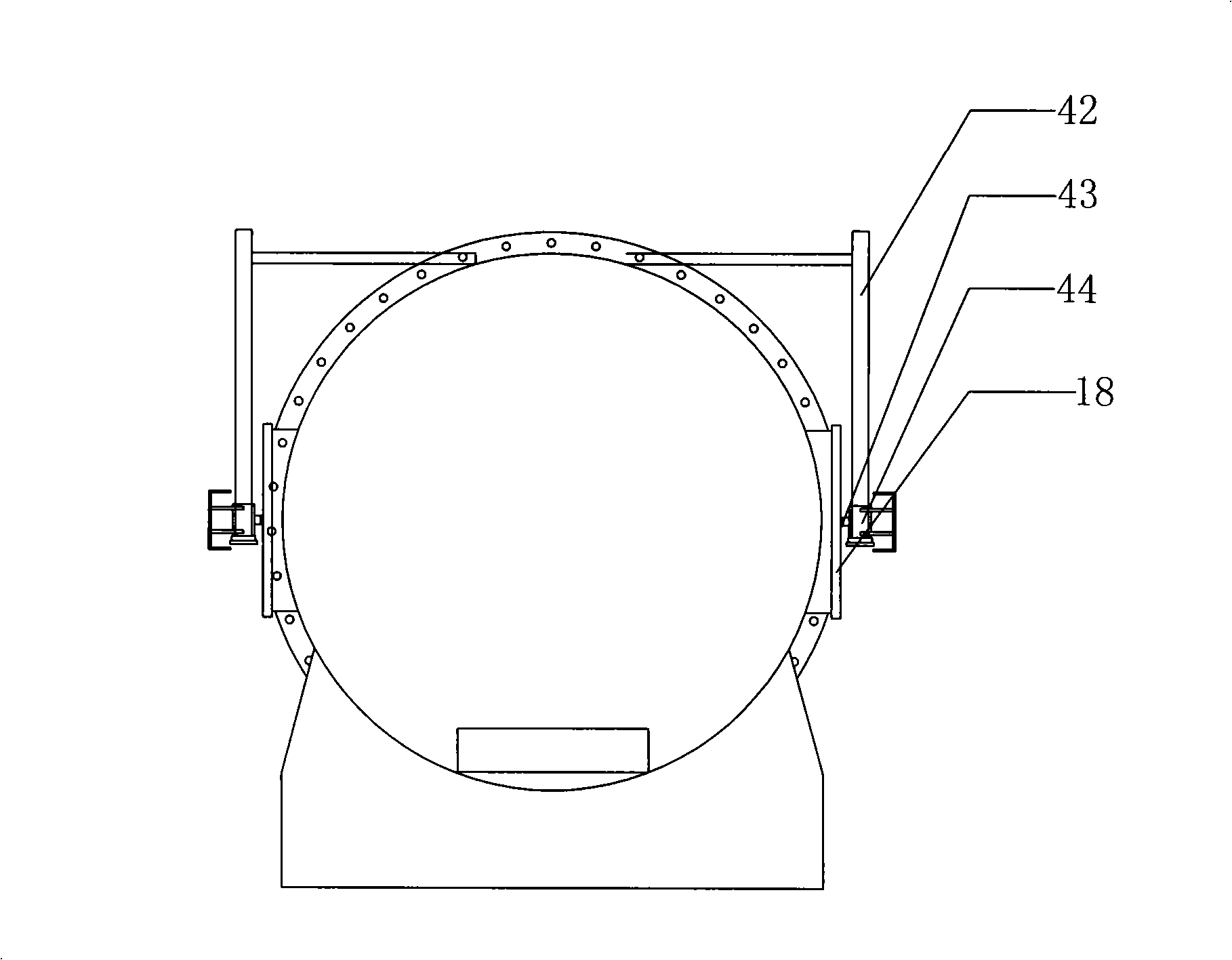 Cleaning structure of industry parts washer