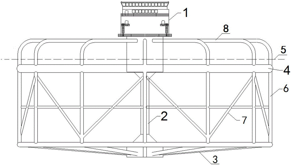 Deep sea aquaculture net cage