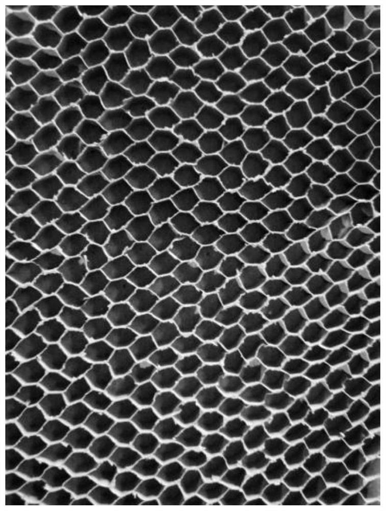 Light inorganic honeycomb core composite fireproof plate and preparation method thereof