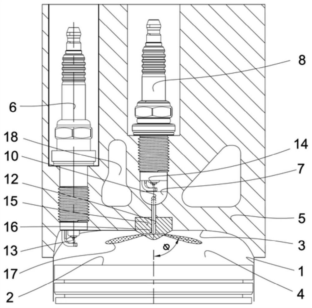 A prechamber ignition internal combustion engine controlled by jet valve