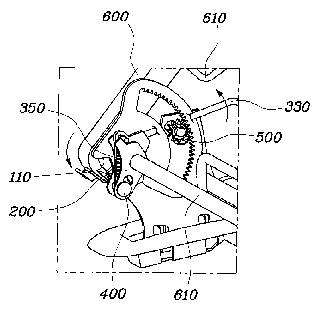 Apparatus for locking double-folding seat for vehicles