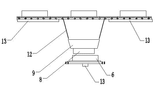 Straight-falling secondary sorting system