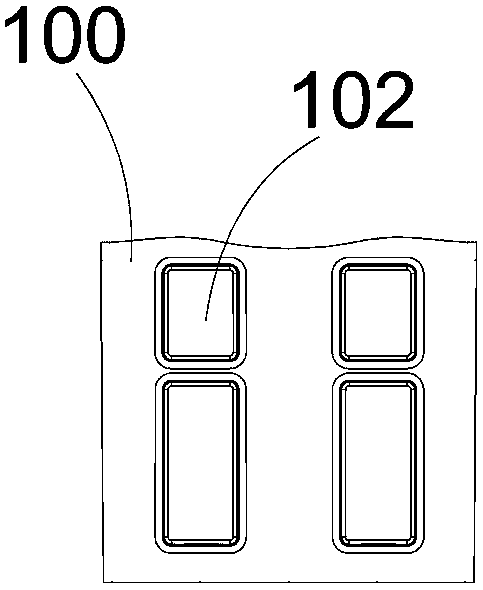 Golf club bag with hidden bags and manufacturing process thereof