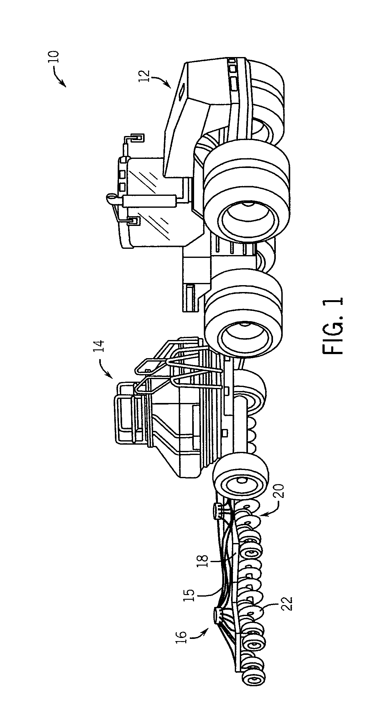 Down pressure adjustment device and method for use with a disc opener assembly of an agricultural implement