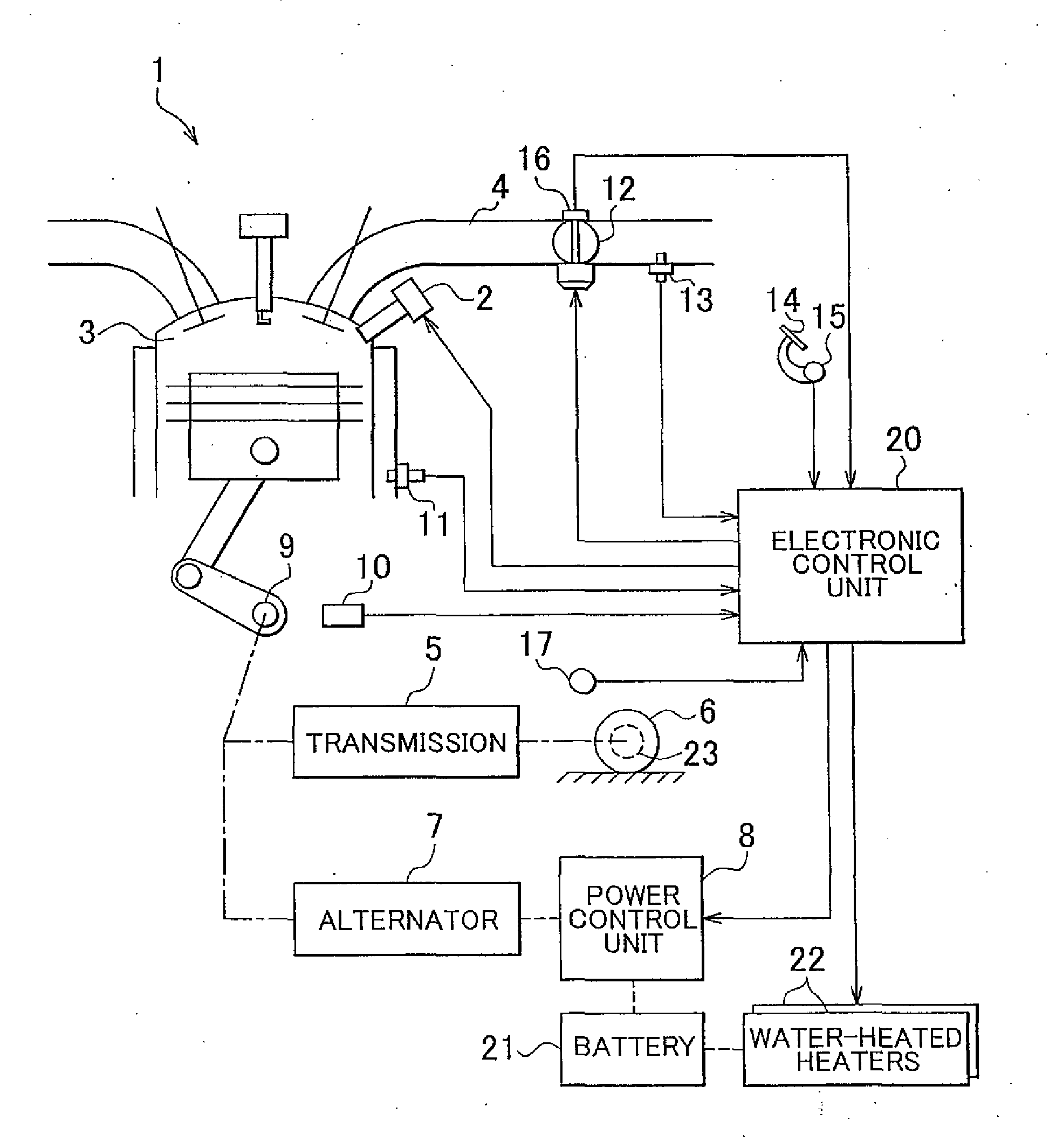 Control apparatus and method of controlling internal combustion engine mounted on vehicle