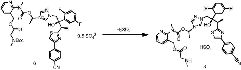 Preparation method of isavuconazonium monosulfate through oxidation-reduction reactions