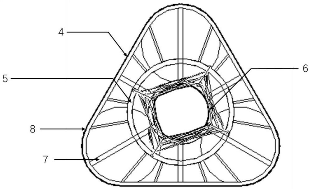 A combined multi-tube jacket foundation structure and its construction method