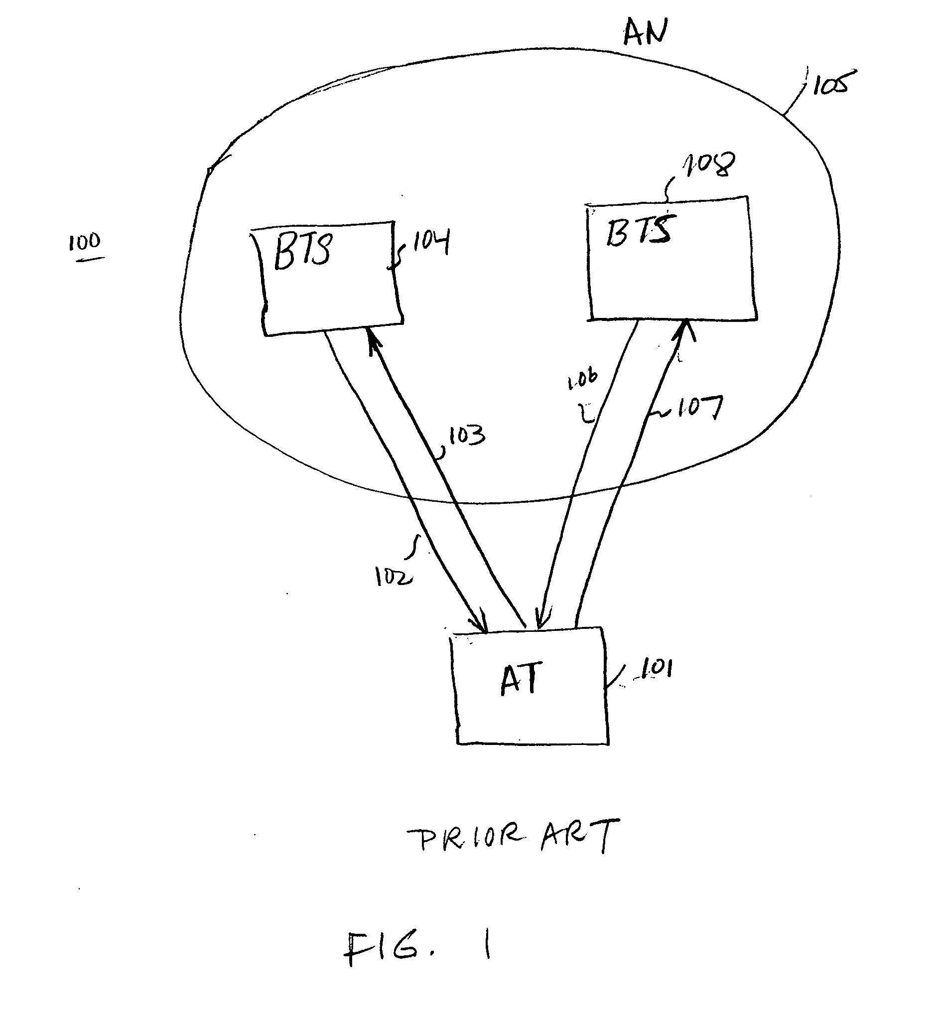 Method of determining a serving sector switch with minimum forward link MAC channel feedback in a wireless communication system